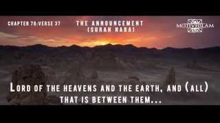 The Announcement Surah Naba 78 English Only Translation of Quran by Pickthall [upl. by Eilata]