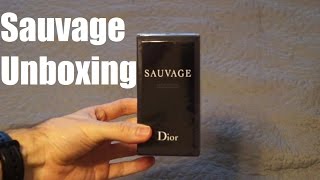 Dior Sauvage Unboxing [upl. by Hosfmann]