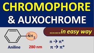 Chromophore and Auxochrome in easy way [upl. by Katushka]