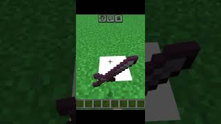 Minecraft netherite sword ⚔️ test short viralvideo trending youtube minecraftmeme IMTechno [upl. by Coke]