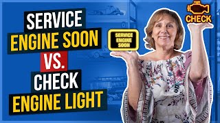 The Difference Between Check Engine Light vs Service Engine Soon Light [upl. by Clein174]