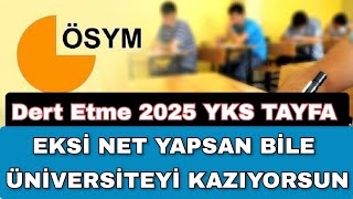 EKSİ NET Yapsan Bile ÜNİVERSİTEYİ KAZANIYORSUN 😅 yks2025 [upl. by Santa887]