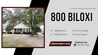 800 Biloxi  1 Bedroom 1 Bath Adorable Home in Ennis TX [upl. by Cindelyn864]