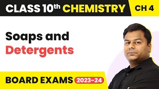 Class 10 Chemistry Chapter 4  Carbon and its Compounds  Soaps and Detergents [upl. by Arded]