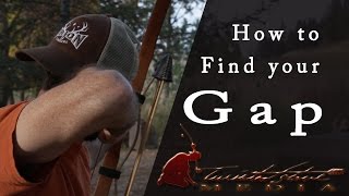 Gap Shooting with Traditional Archery  Howto find your Gap [upl. by Nerred312]