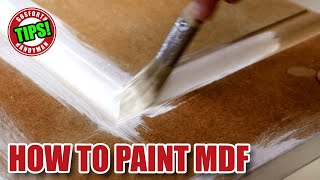 How to paint MDF  DIY tips [upl. by Cartwright395]