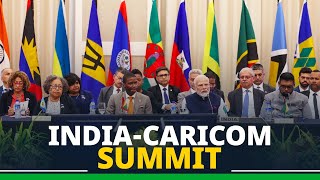 LIVE PM Modi attends IndiaCARICOM Summit in Georgetown Guyana [upl. by Cassilda]