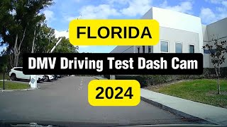 DMV Driving Test Dash Cam  FLORIDA 2024  REAL DRIVING TEST [upl. by Durman]