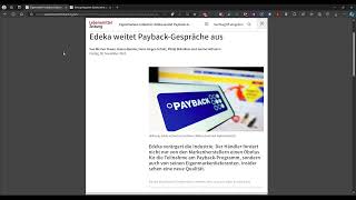 Galeria bald zurück bei Payback  Edeka bittet Hersteller von Eigenmarken zur Kasse [upl. by Lovel722]