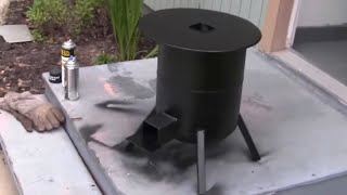 How to build a propane tank rocket stove 33 [upl. by Price]