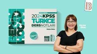 2024 KPSS Türkçe Ders Notları  Yelda Ünal [upl. by Carol]