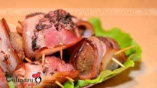 Chicken Liver wrapped in Bacon Recipe [upl. by Eolande771]