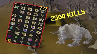 I Killed 2500 Revenant Dark Beasts OSRS [upl. by Ahsropal]