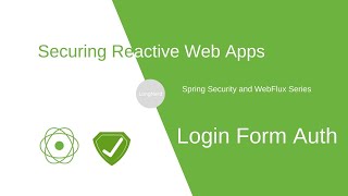 Tutorial on Spring Security amp WebFlux Form Based Authentication [upl. by Haleeuqa17]