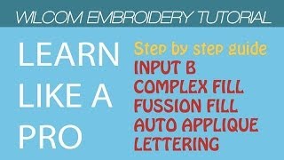 Wilcom Embroidery Digitizing tutorial  Simple Technique Step by step [upl. by Inatirb]