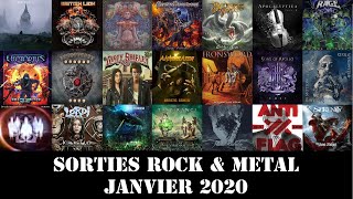 Sorties Albums Rock amp Metal  Janvier 2020 [upl. by Aikemot491]