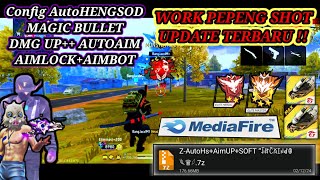 CHEAT AUTO HEADSHOOT 😱  AIMBOT  AIMLOCK  MAGIC BULLET  FREE FIRE MAX amp ORI  LINK MEDIAFIRE [upl. by Adikram]