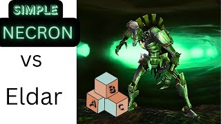 Simple Necron vs Eldar PVE [upl. by Kleon528]