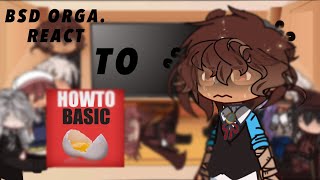 BSD ORGANIZATIONS REACT TO HOWTOBASIC  SHIPS  BSD X GACHA  FYO0XX [upl. by Aicenav96]