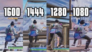 Comparing All Stretched Resolutions In Fortnite  How To Find The Perfect Res [upl. by Capone]