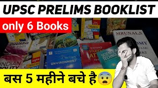 UPSC Prelims 2024 shortest Booklist  Book for UPSC prelims IAS Booklist  Prelims Last 100 days [upl. by Jamesy]