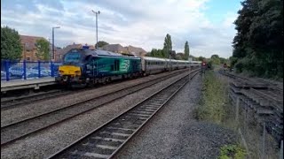 DRS 68009 and Chiltern Railways 68011 at Princes Risborough 040924 [upl. by Karna416]