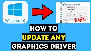 How To Update ANY Graphics Driver in Windows 1011  Quick And Easy Tutorial [upl. by Ilbert]