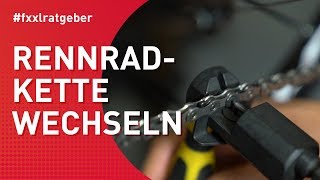 Fahrradkette wechseln am Rennrad [upl. by Acireed]