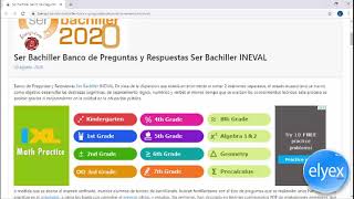 Ser Bachiller Banco de Preguntas y Respuestas Ser Bachiller INEVAL [upl. by Eelrahs194]