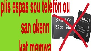 Men koman pouw libere espas san ou pa efase anyen sou telefòn ou [upl. by Turk]