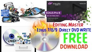 Edius 789 Direct DVD WRITE  Ulead DVD MovieFactory V6 DVD WRITE  Full tutorial  Free download [upl. by Nnaycart]