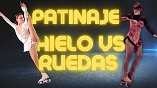 10 DIFERENCIAS entre el patinaje sobre ruedas 🛼 y el patinaje artístico sobre hielo ⛸ [upl. by Anida]