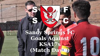 Sandy Springs FC Goals vs KSA17s [upl. by Hansiain177]