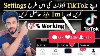 How to go viral on TikTok  TikTok Foryou settings  Real TikTok Foryou Trick 2023 [upl. by Hairahcez]