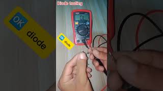 HOW TO CHECK 1 AMPARE DIODE with a multimeter electrical test Arif khan technical lab [upl. by Ellirehs]