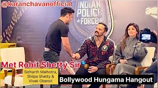 Bollywood Hungama Hangout My Day with Rohit Shetty Sir amp Cast of Indian Police Force 🎭🥷🏻 [upl. by Ressler]