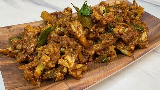 காலிஃப்ளவர் மிளகு மசாலா  Cauliflower Masala  Cauliflower Curry In Tamil [upl. by Shulins435]