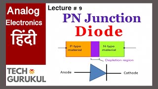 PN Junction Diode No Bias in Hindi  Analog Electronics  TECH GURUKUL By Dinesh Arya [upl. by Azmah]