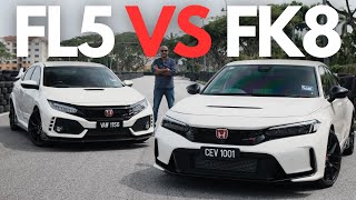 Just For Fun Honda Civic Type R FL5 VS FK8 The Review No One Asked [upl. by Baseler]