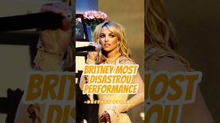 Do you know what caused Britney Spears most disastrous performance britneyspears celebrity [upl. by Hsakiv]