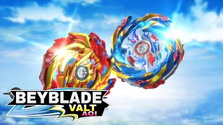 BEYBLADE BURST SURGE iLa creación de Helios Blazebringer y Hyperion Flamebringer  Español Latino [upl. by Lina]