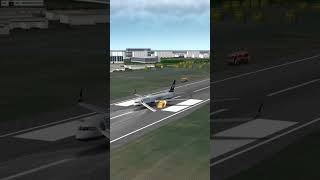 Iceland Air 757 Belly Landing aviation pilot rfs realflightsimulator landing plane avgeek [upl. by Nnyllaf]