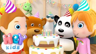 A Ram Sam Sam Birthday Song and More Party Songs for Kids  Hey Kids Nursery Rhymes [upl. by Osyth]