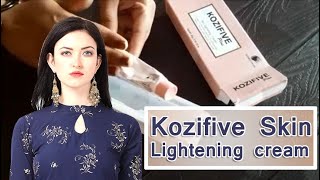 Kozifive Skin Lightening Cream full Review Dermatopics skin whitening  lightening cream [upl. by Bette-Ann422]