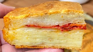 Millefeuille de pommes de terre facile  Dîner parfait sans oeufs sans fromage [upl. by Ydahs562]