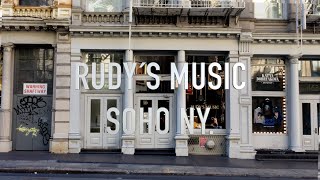 Rudy´s Music Store SOHO New York [upl. by Chandless]