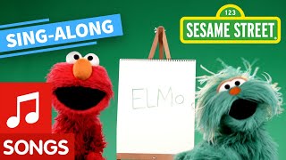 Sesame Street Elmo Was His NameO Lyric Video  BINGO Remix [upl. by Aikrahs]