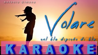 Volare  Nel blu dipinto di blu  REMIX  Domenico Modugno  Karaoke Originale [upl. by Cyndy]