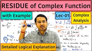 Residue of a Complex Function Part1 [upl. by Ybor]