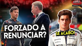 🎙️Podcast F1  Checo PRESIONADO a Abandonar Red Bull 💥Horner pasa de Franco Colapinto😱 f1 [upl. by Yneffit]